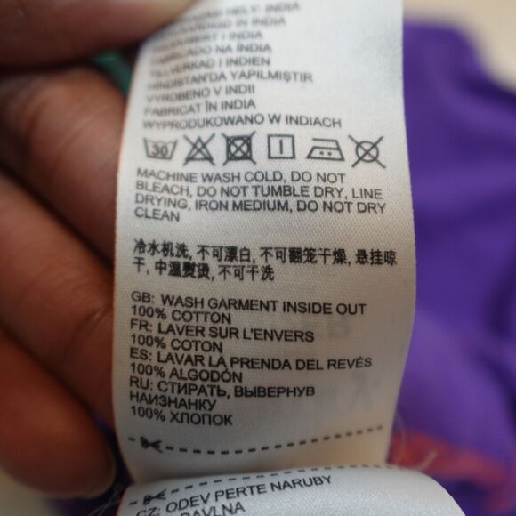 Superdry The Orange Label Tee Co. Men Small Logo T-Shirt Purple Green (Set of 2) - Picture 12 of 12